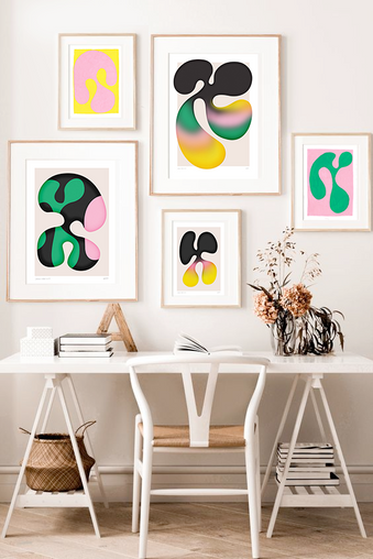 Wall with Framed Art Print 